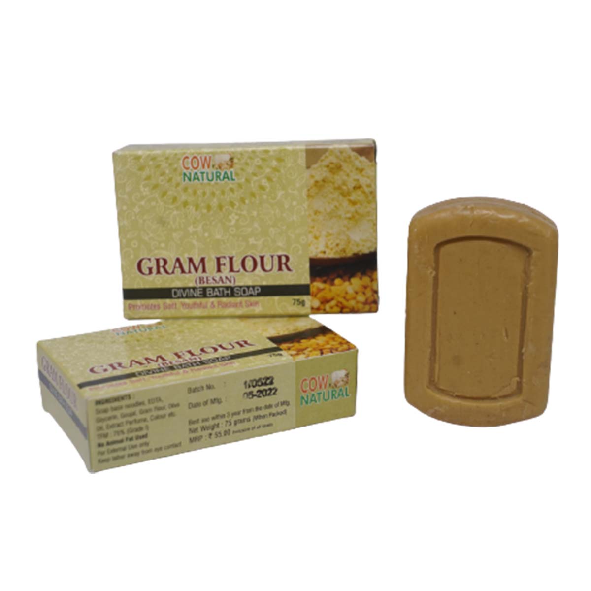 CowNatural Gram Flour Soap Cow Natural cownatural-gram-flour-soap-cow-natural